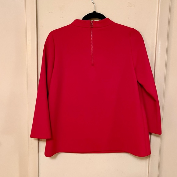 Pink Tartan Cherry Red Top (S) - Picture 3 of 5